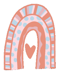 In Love Rainbow Sticker