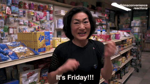 Happy Its Friday GIF by Kim's Convenience