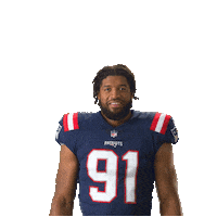 Deatrich Wise Jr Wow Sticker by New England Patriots