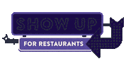 Neon Eating Sticker by OpenTable