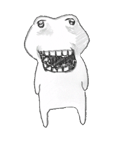 Frog Pain Sticker