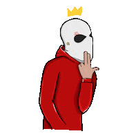 The King Corona Sticker