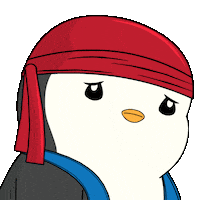 Penguin What Sticker by Pudgy Penguins