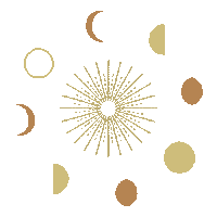 Full Moon Sun Sticker by bazart