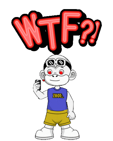 No Way What Sticker by Zhot