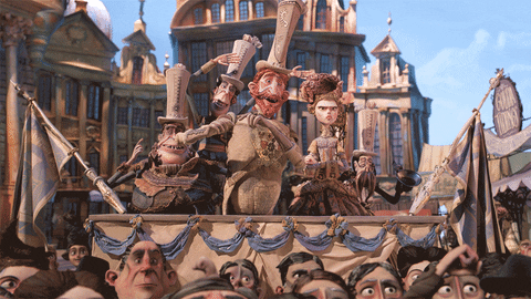 cheer no GIF by The Boxtrolls