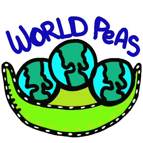World Peace Food Sticker by Jelene