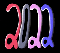 New Year Typography GIF by jon hanlan