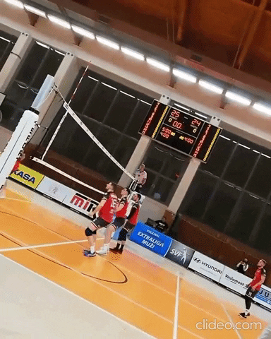 vkmiradunipopresov volleyball block blok volejbal GIF