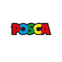 POSCA uni posca uniball posca pens Sticker