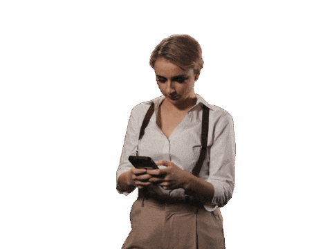 Thinking Texting Sticker by ZM