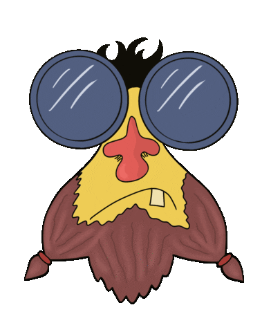 Face Looking Sticker by Some Doodles