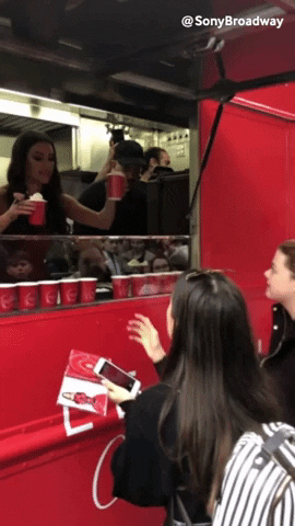 SonyBroadway christmas nyc new york glee GIF
