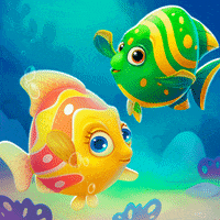 couple love GIF by Fishdom