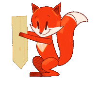 Cartoon Fox Sticker by BabyTV