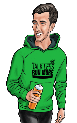 Track And Field Runner Sticker by eBibs