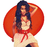 zhanadarte stars amy rockstar superstar Sticker