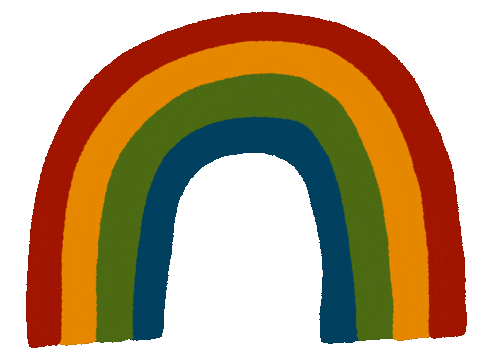 Rainbow Sticker by meemsstudio