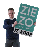 Makelaar Verkocht Sticker by Ziezo Makelaardij