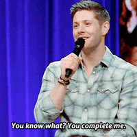 aborddelimpala jensen ackles aborddelimpala complete me GIF