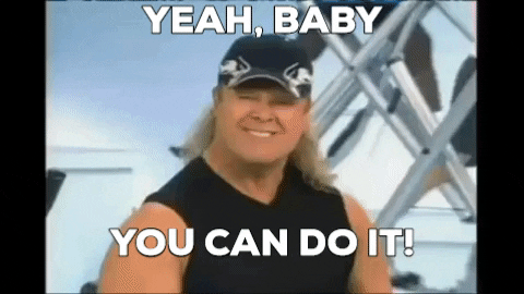 d_random giphygifmaker you can do it yeah baby tony little GIF