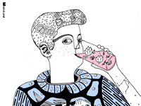 Illustration Pink GIF by Masholand