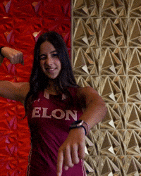Elon Womens Track Field GIF by Elon Phoenix