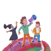 Shout Out Kids Sticker by European Commission
