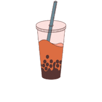 Bubble Tea Summer Sticker by Miss Tomorrow VA