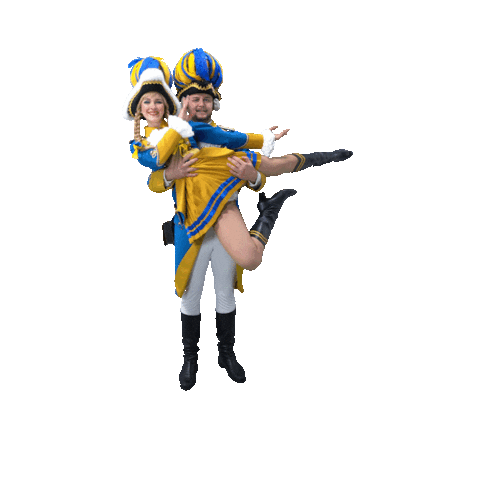 Happy Dance Sticker by Bürgergarde Blau-Gold
