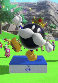 Super Mario Bob Omb GIF