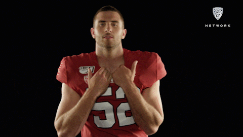 Football Point GIF by Pac-12 Network