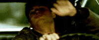 Driving Dean Winchester GIF