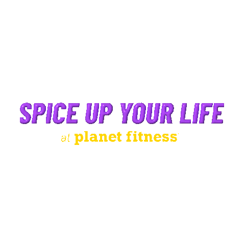 Spice Up Your Life Sticker by Planet Fitness