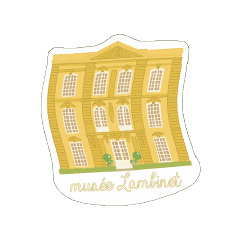 Hotel Museum Sticker by Nathalie Lambinet