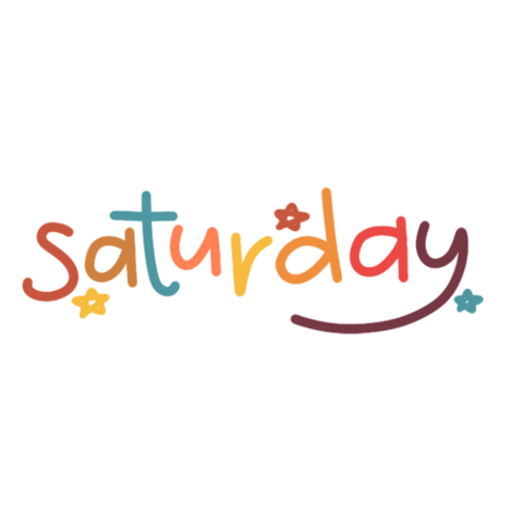 Week Saturday Sticker
