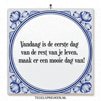 Nl Begin GIF by Tegelspreuken.nl