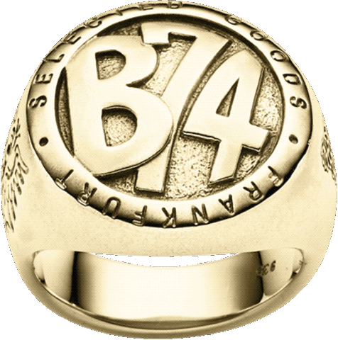 b74selectedgoods gold ring b frankfurt Sticker