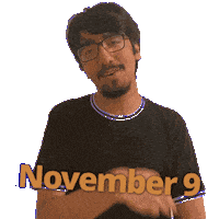 November 9 Sticker