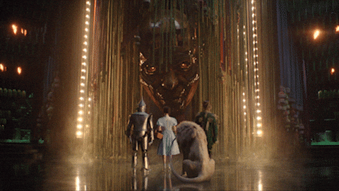 Wizard Of Oz Lion GIF by Wicked