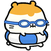 Beach Day Swimming Sticker