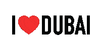 DTCM love dubai uae dxb Sticker
