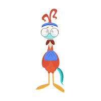 Nervous Mask Sticker by Sqkii
