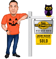 Real Estate Halloween Sticker by Jason Ruzich All Pittsburgh Real Estate