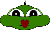 Big Eyes Love Sticker