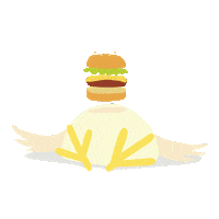 Hungry Chicken Sticker by Hay Day