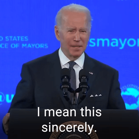 I mean this sincerely.