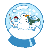 Snowman Blizzard Sticker by Abominable Toys
