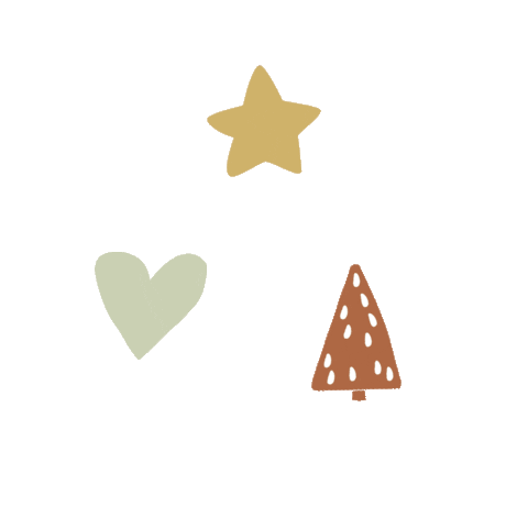 Merry Christmas Heart Sticker by My Baby Factory