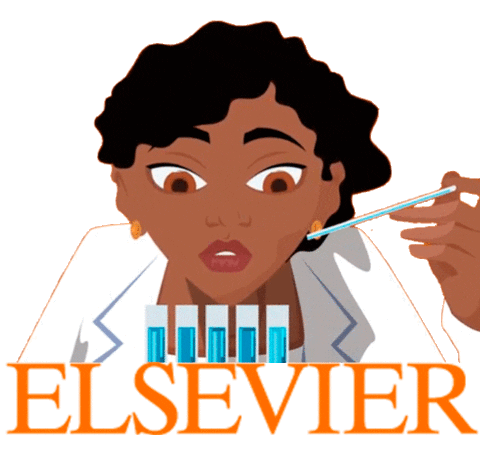 laselsevier giphyupload science ciencia las Sticker
